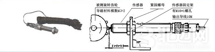 磁電轉(zhuǎn)速傳感器